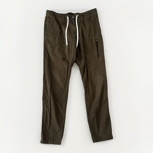 Vuori Pants Mens Large Green Oregano Performance Ripstop Pants Versatile Stretch